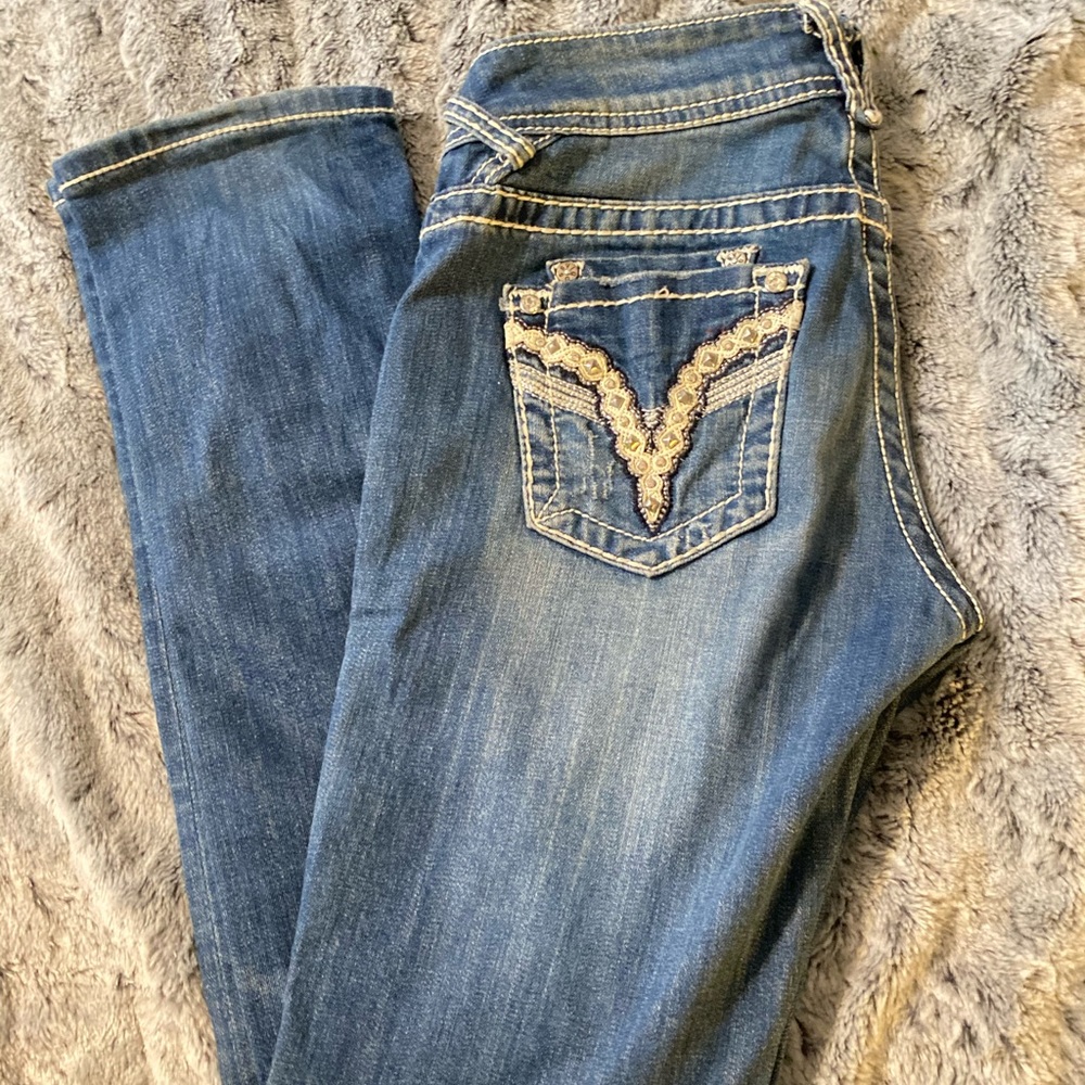 Vigoss Jeans Slim Ankle Bootcut Size 1